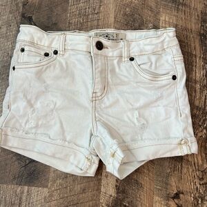 Lucky Brand Kids Bone Colored Denim Shorts
